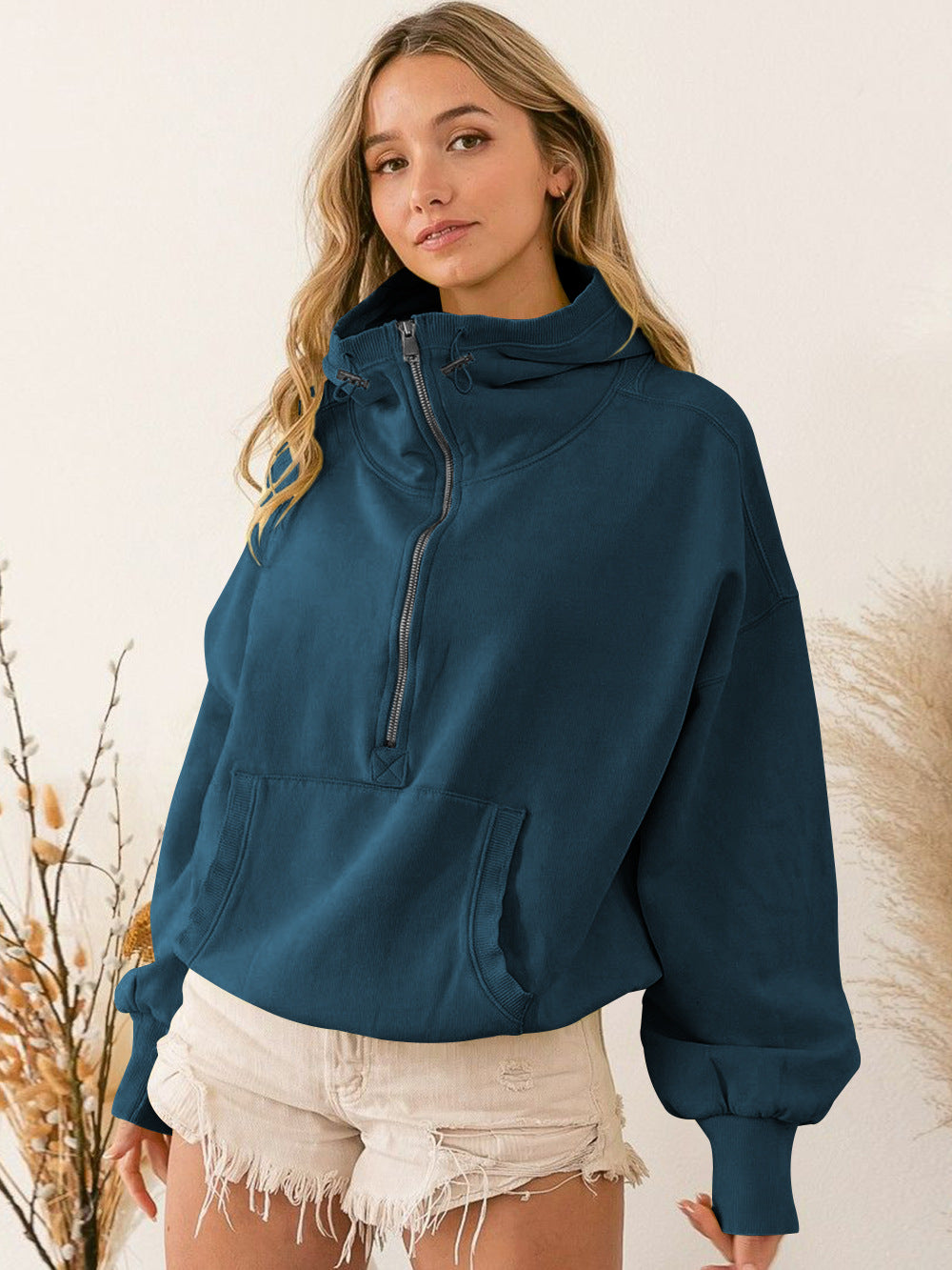 🧘♀️ Women's Zip-Up Fitness Hoodie