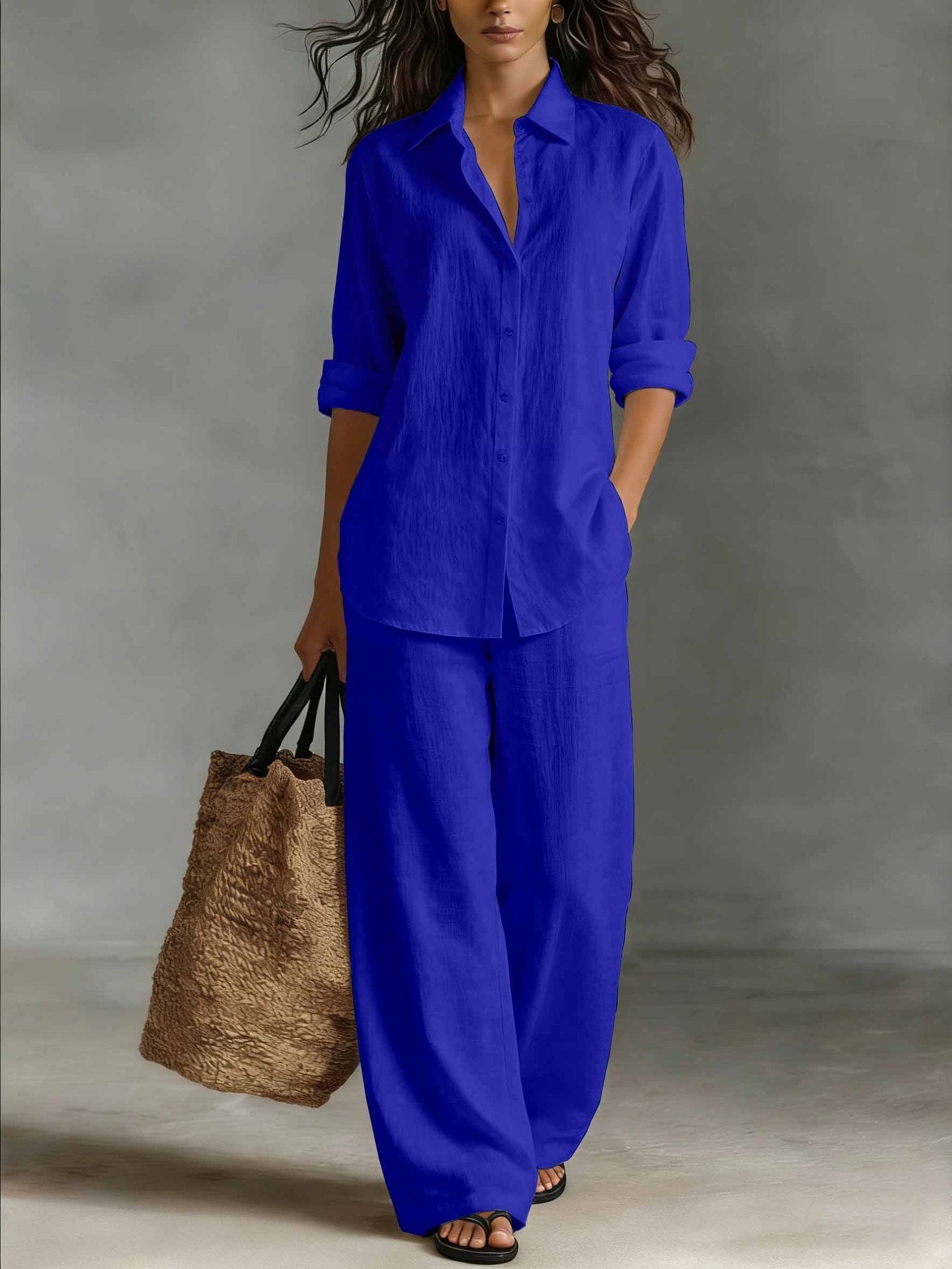 Women's Bohemian Top & Pants Set – Resort Lounge Co-ord