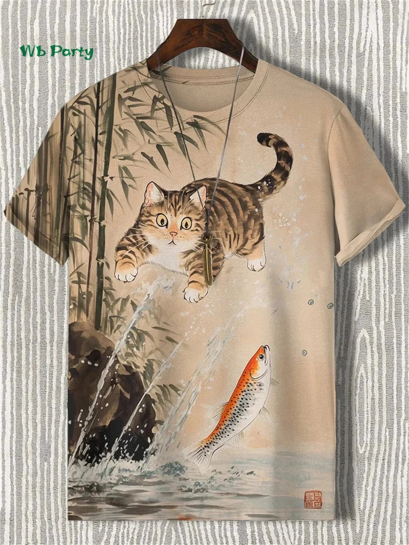 🐱 3D Travel Cat Print T-Shirt – Playful Summer Streetwear