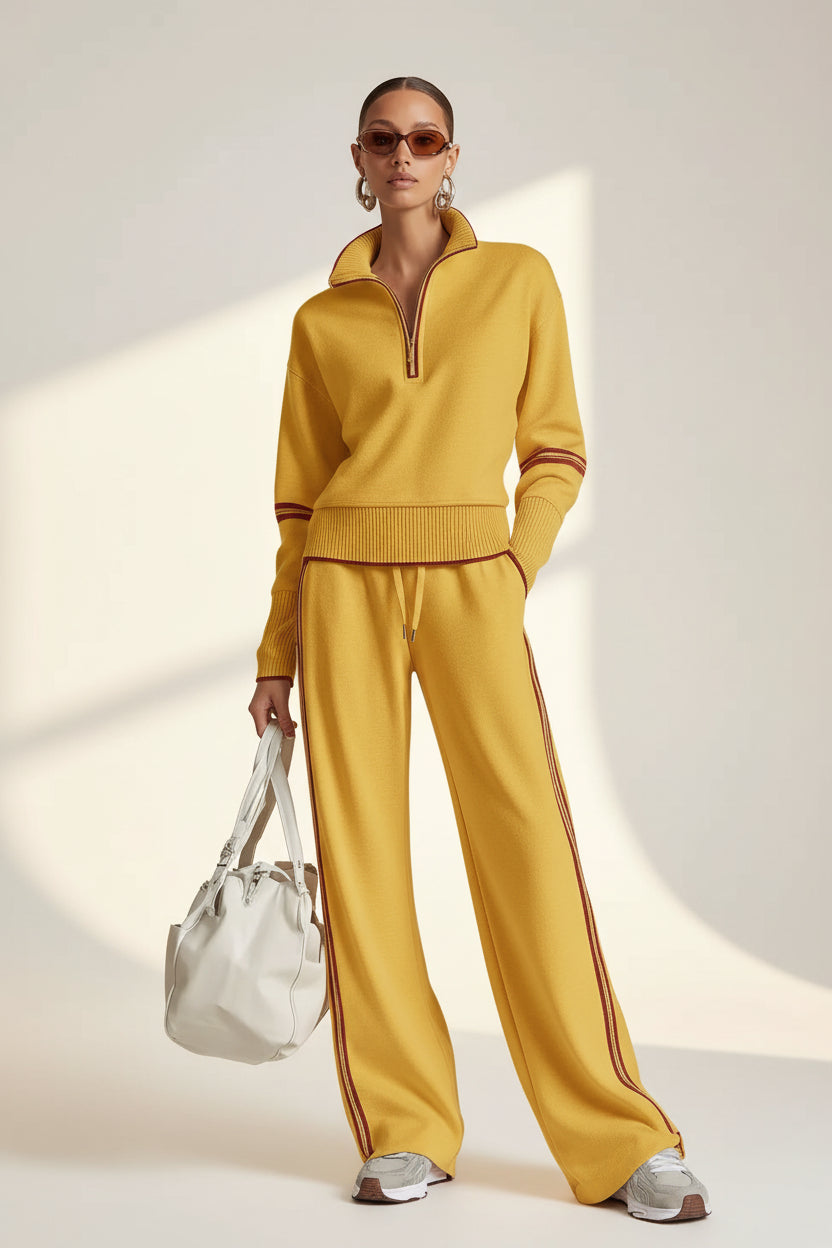 Women’s Casual Long Sleeve Two Piece Sports Set