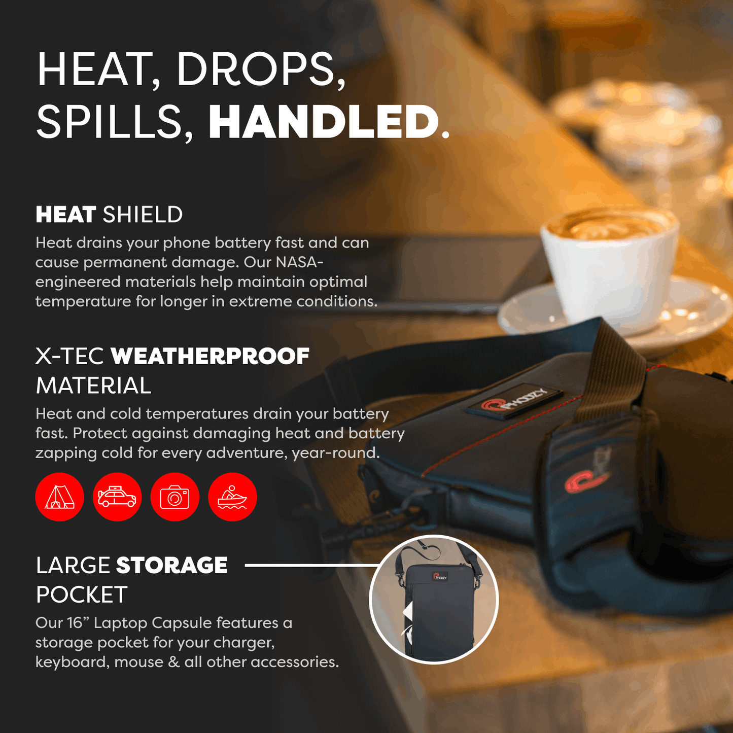 Tablet & Laptop Capsule - Heat & Cold Protection