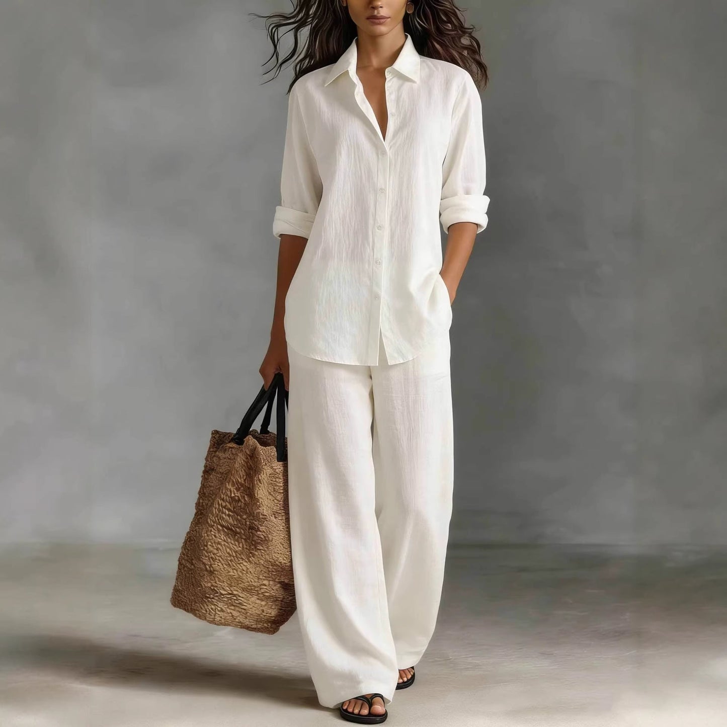 Women's Bohemian Top & Pants Set – Resort Lounge Co-ord