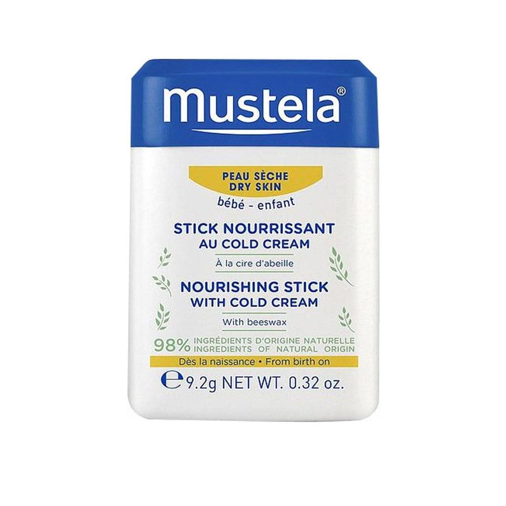 Mustela Nourishing Stick with Cold Cream for Dry Skin Relief - Natural Baby Skincare, 9.2g
