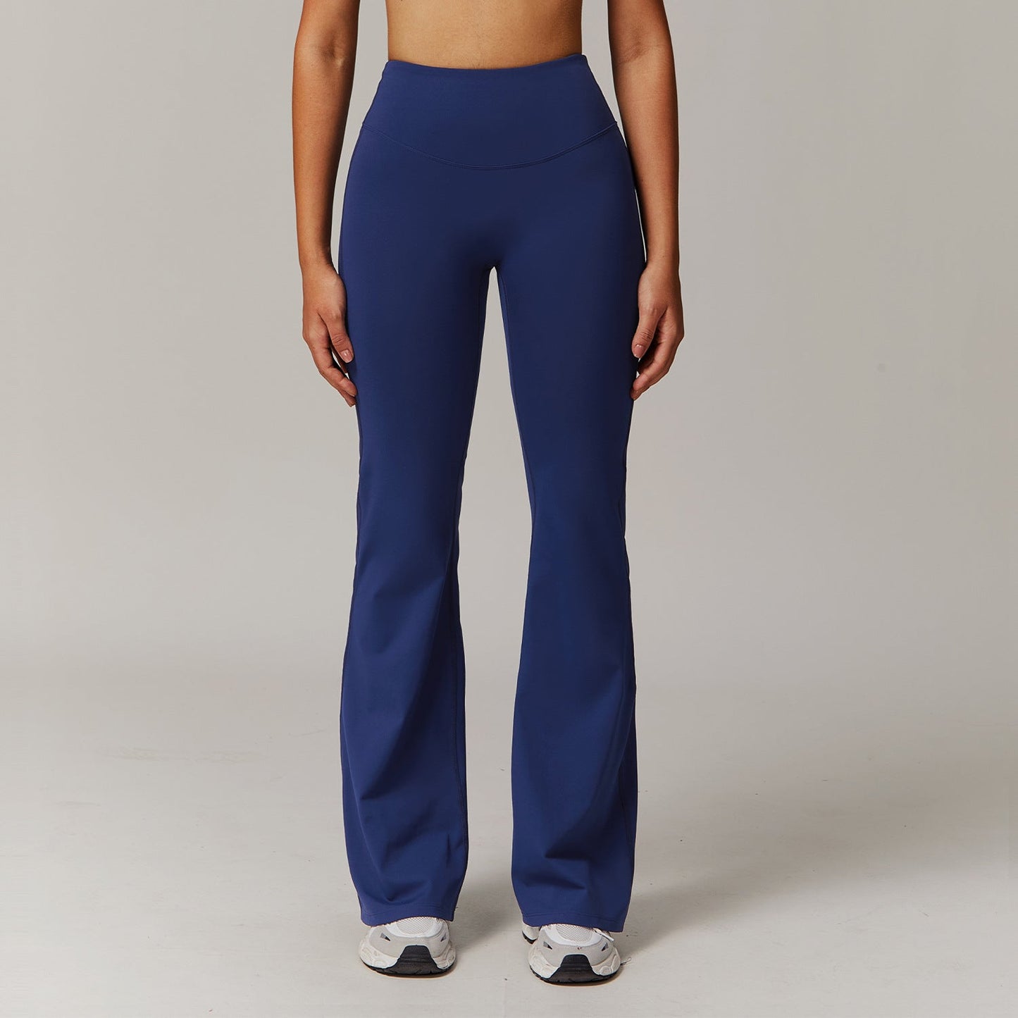 Women's High-Waist Flared Fitness Pants – Running Sport Trousers