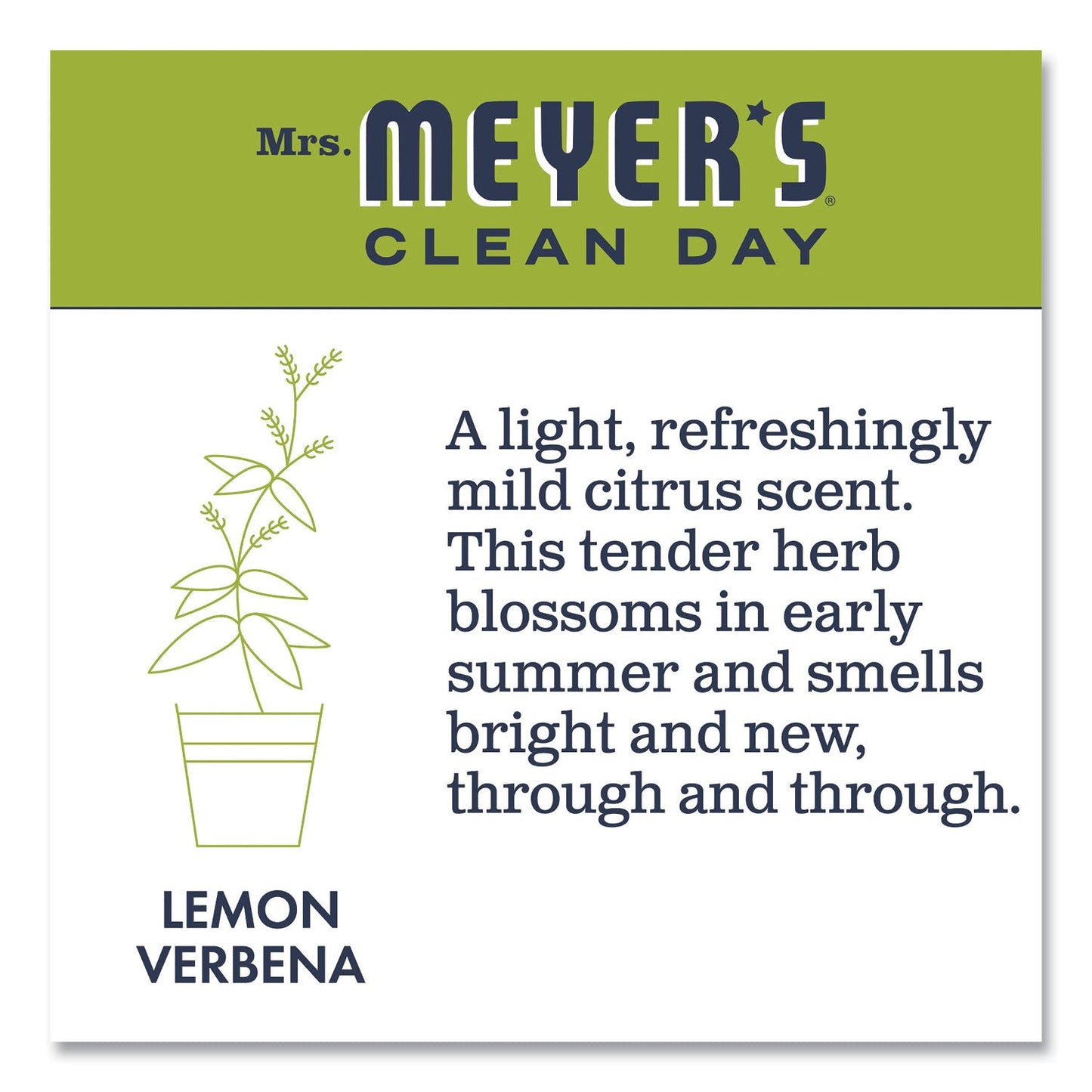 Mrs. Meyer's Clean Day Liquid Hand Soap Refill, Lemon Verbena, 33 oz