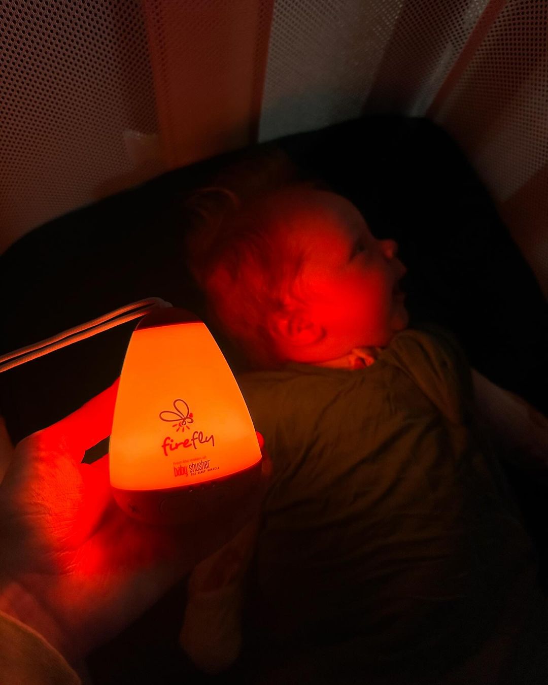 Baby Shusher Firefly – Portable Sound Machine & Night Light with Real Shushing Sound