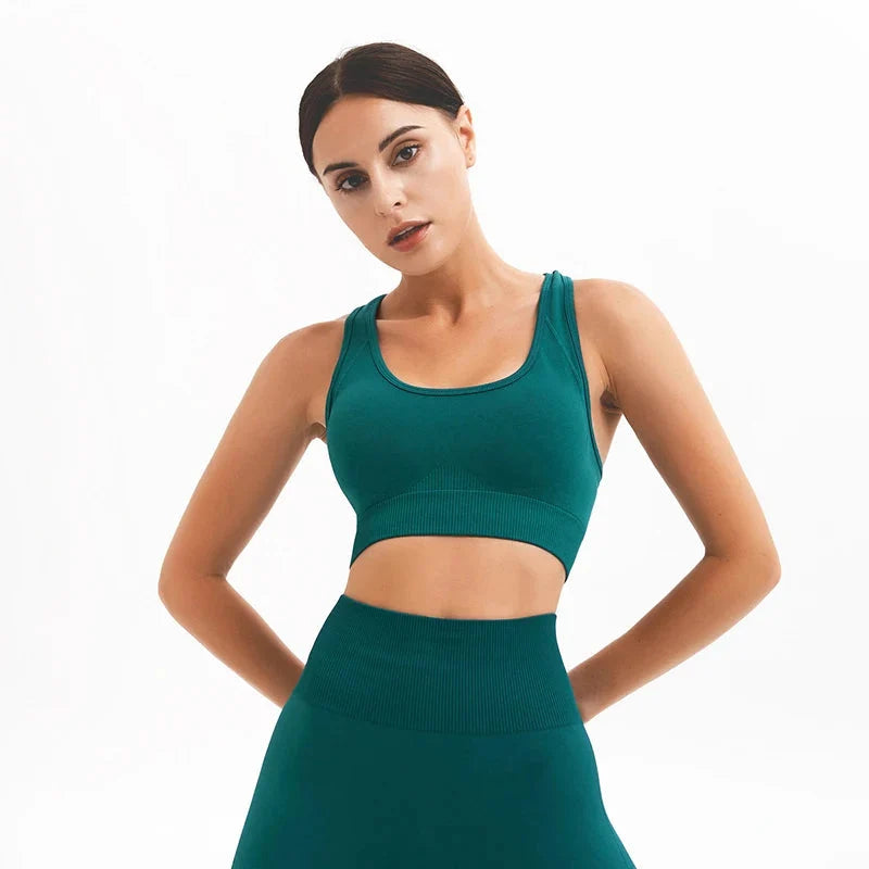 🏋️‍♀️ Women's Padded Sports Bra Tank Top