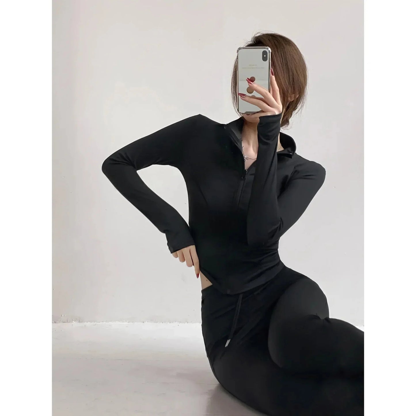 Sun Quick-Drying Zip-Up Sports Jacket Women S-3XL