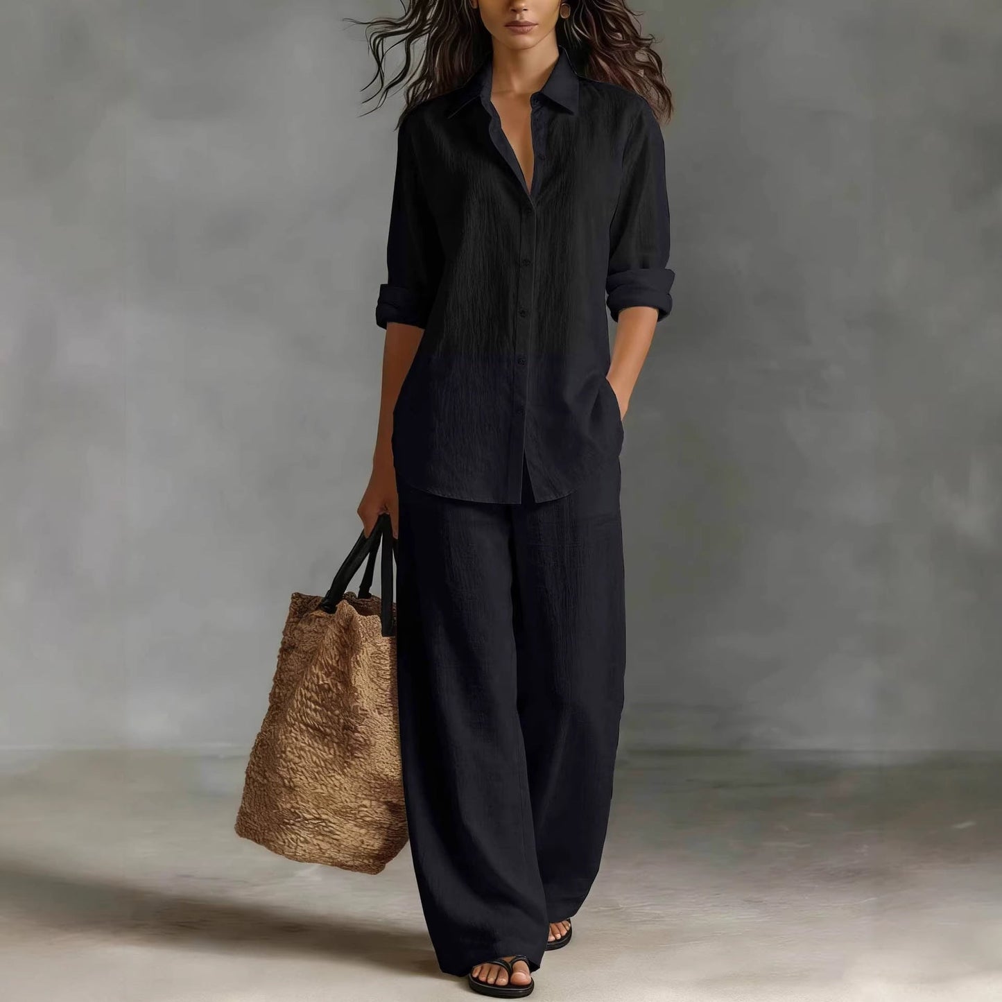 Women's Bohemian Top & Pants Set – Resort Lounge Co-ord